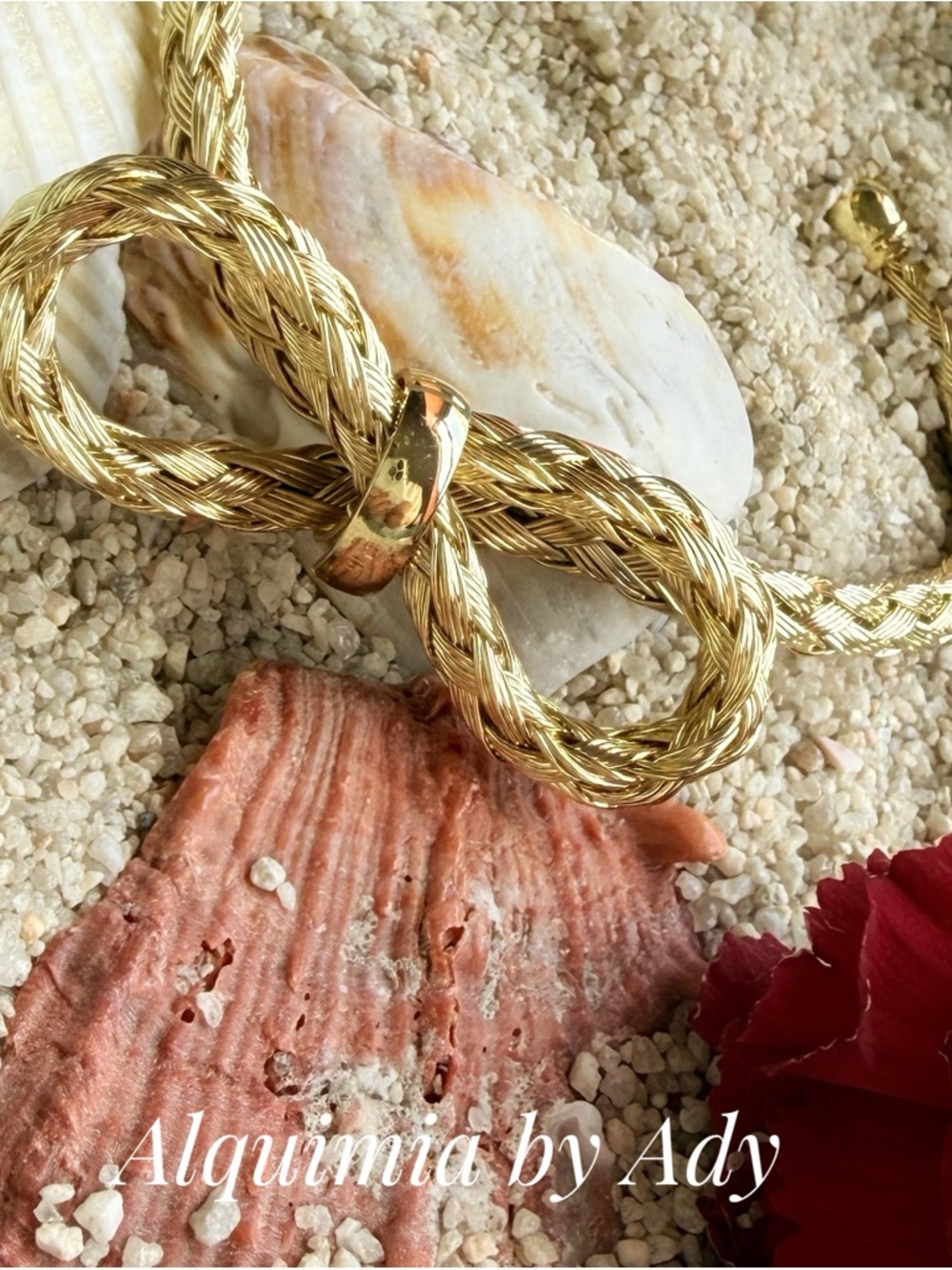 Alquimia Gold Braided Knot Bracelet - Gold